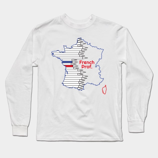 French Prof logo Long Sleeve T-Shirt by Stecra